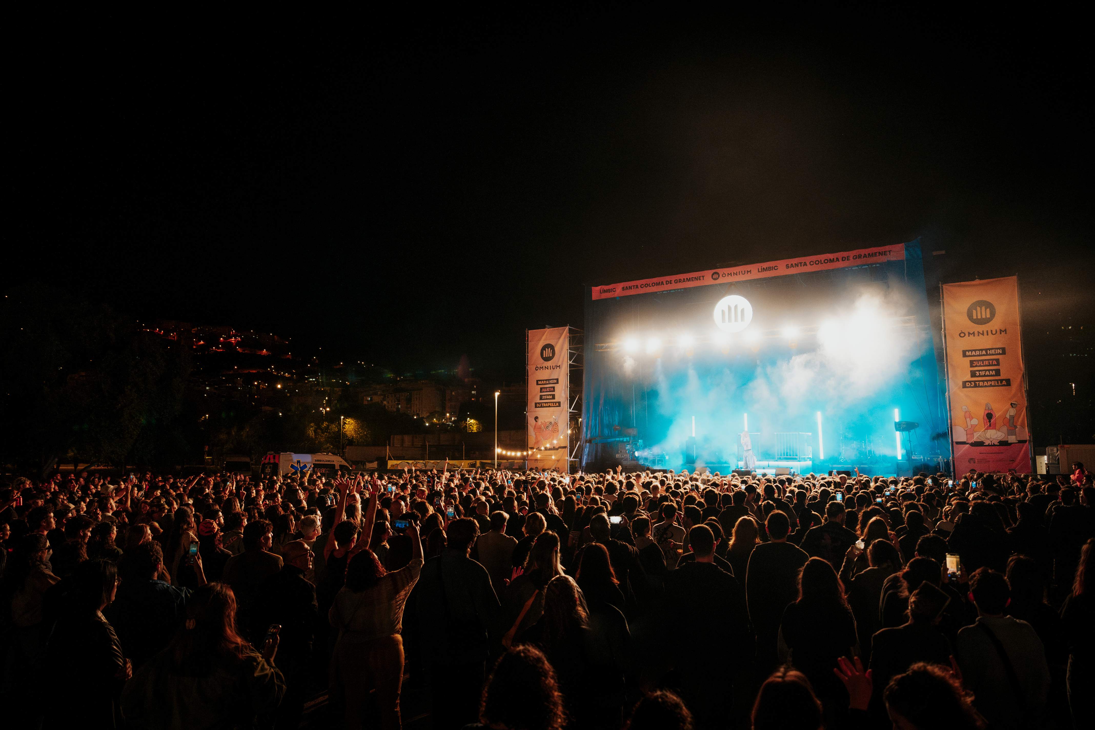 Éxito del Festival Límbic de Òmnium Cultural en Santa Coloma de Gramenet