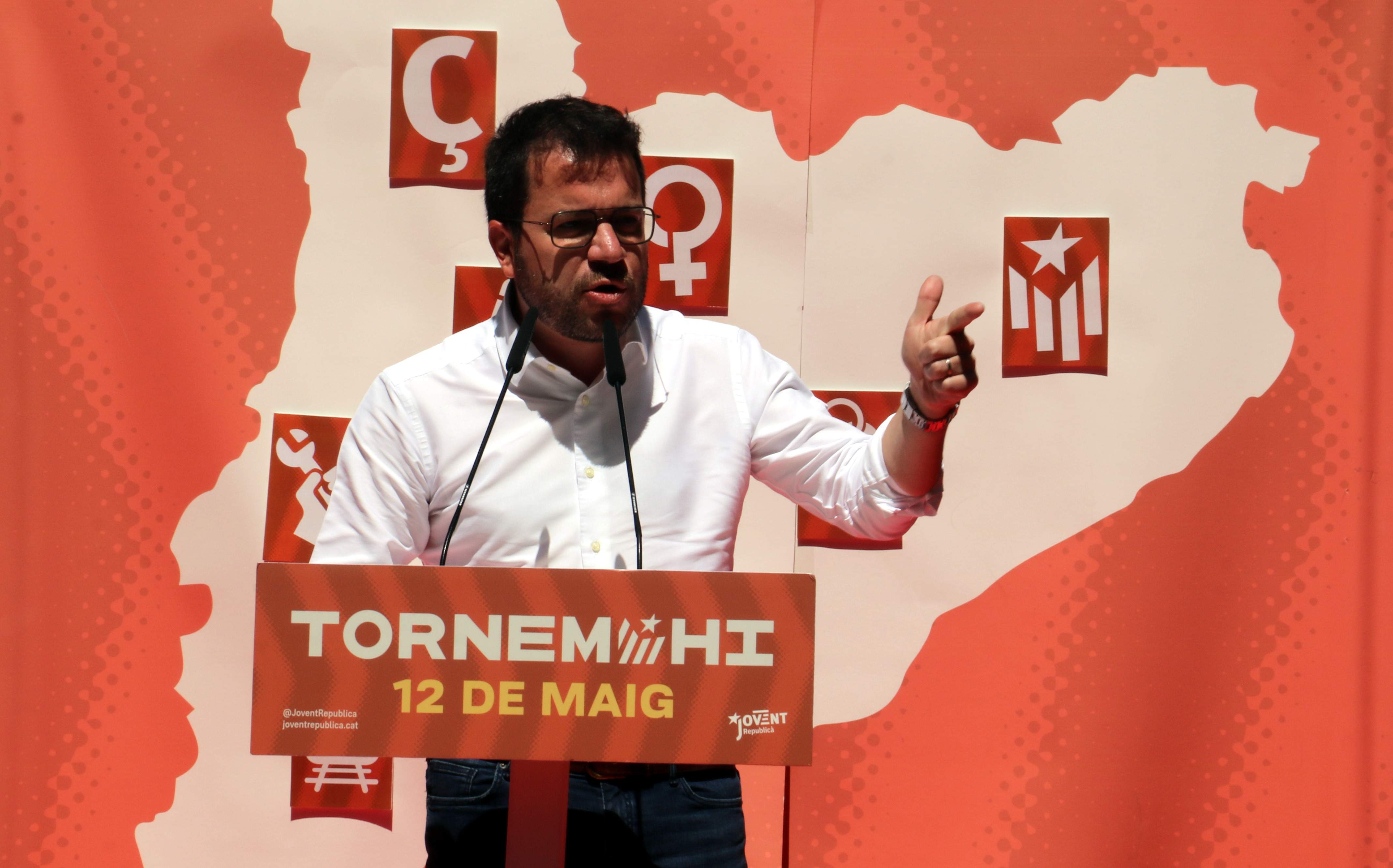Aragonès llama a concentrar el voto de izquierdas en ERC ante "el PSC más conservador de la historia"