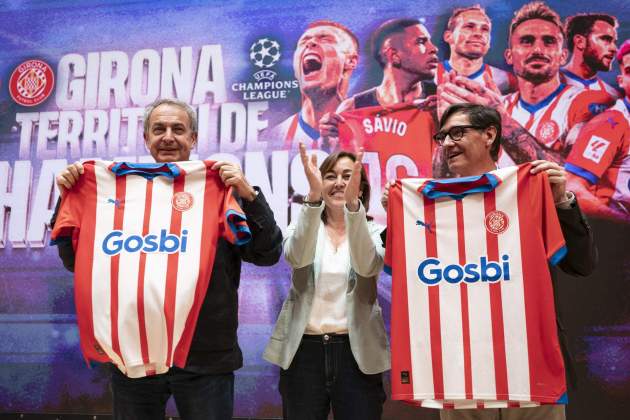 Zapatero Paneque Illa acte Girona PSC 5 maig 2024 EFE Zapatero Paneque Illa acte Girona PSC 5 maig 2024 EFE