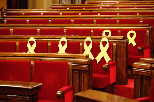 Ple Parlament llaços grocs / Sergi Alcàzar Ple Parlament llaços grocs / Sergi Alcàzar
