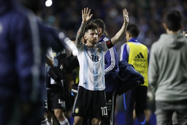 Leo Messi Argentina gol celebración EFE