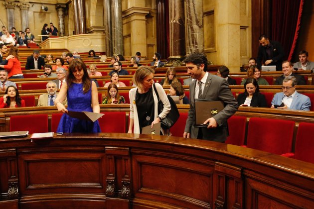 Borràs Chacón Calvet ple parlament Sergi Alcàzar