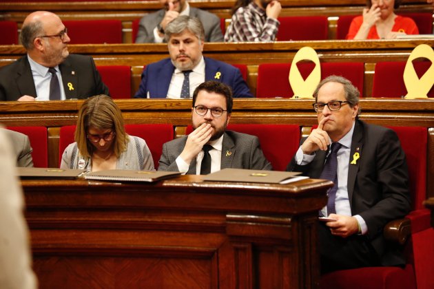 Torra Aragonès Artadi ple parlament Sergi Alcàzar