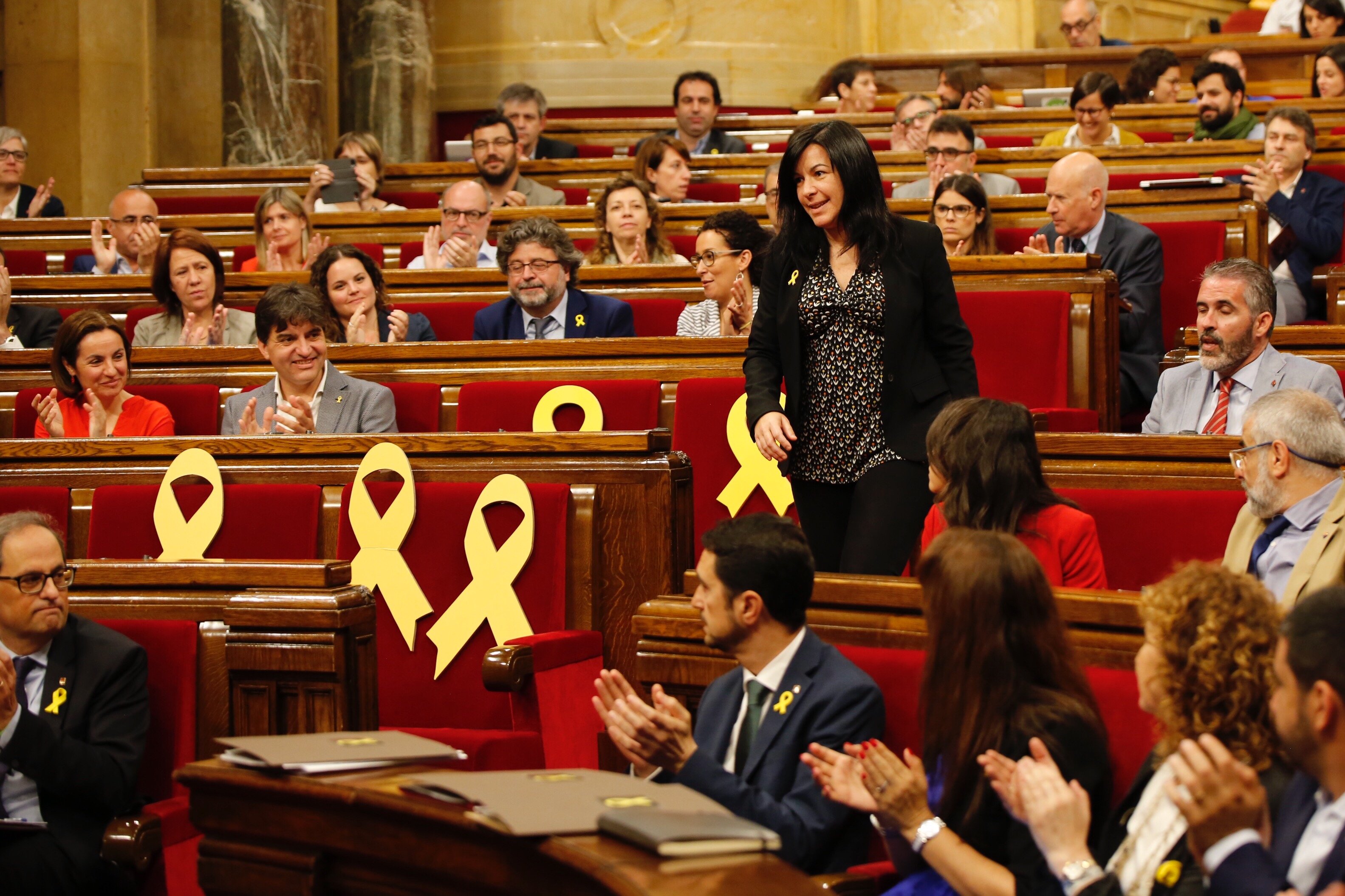 Adriana Delgado (ERC), membre de la Mesa en substitució de la consellera Vergés