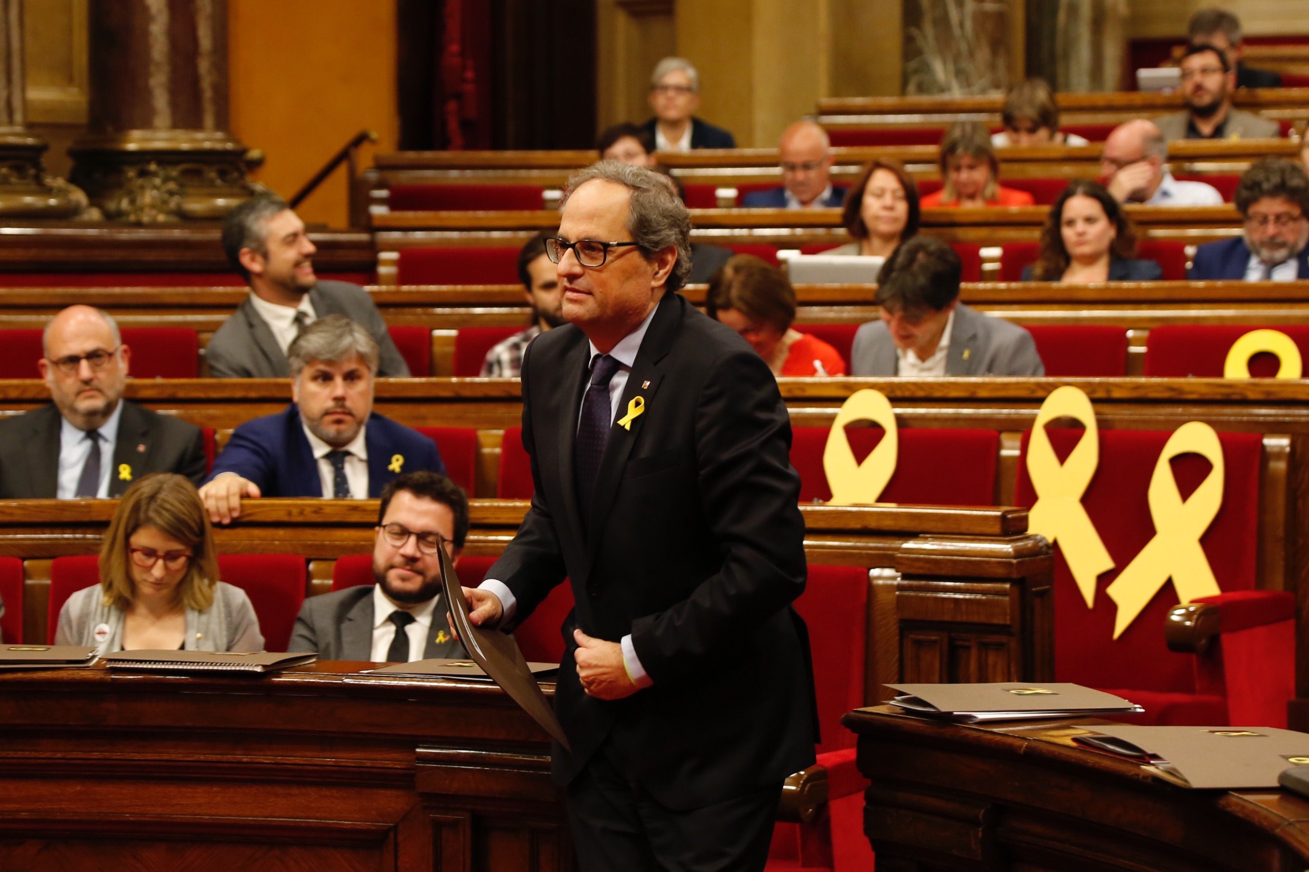 Torra avisa Sánchez: "No hem vingut aquí a rendir-nos"