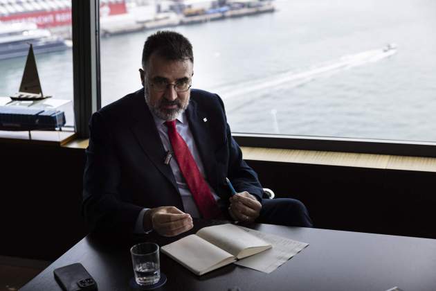 Entrevista Lluís Salvador, presidente Puerto Barcelona / Foto: Carlos Baglietto