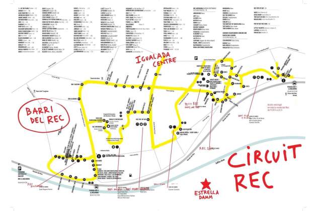 Festival Rec Igualada Mapa