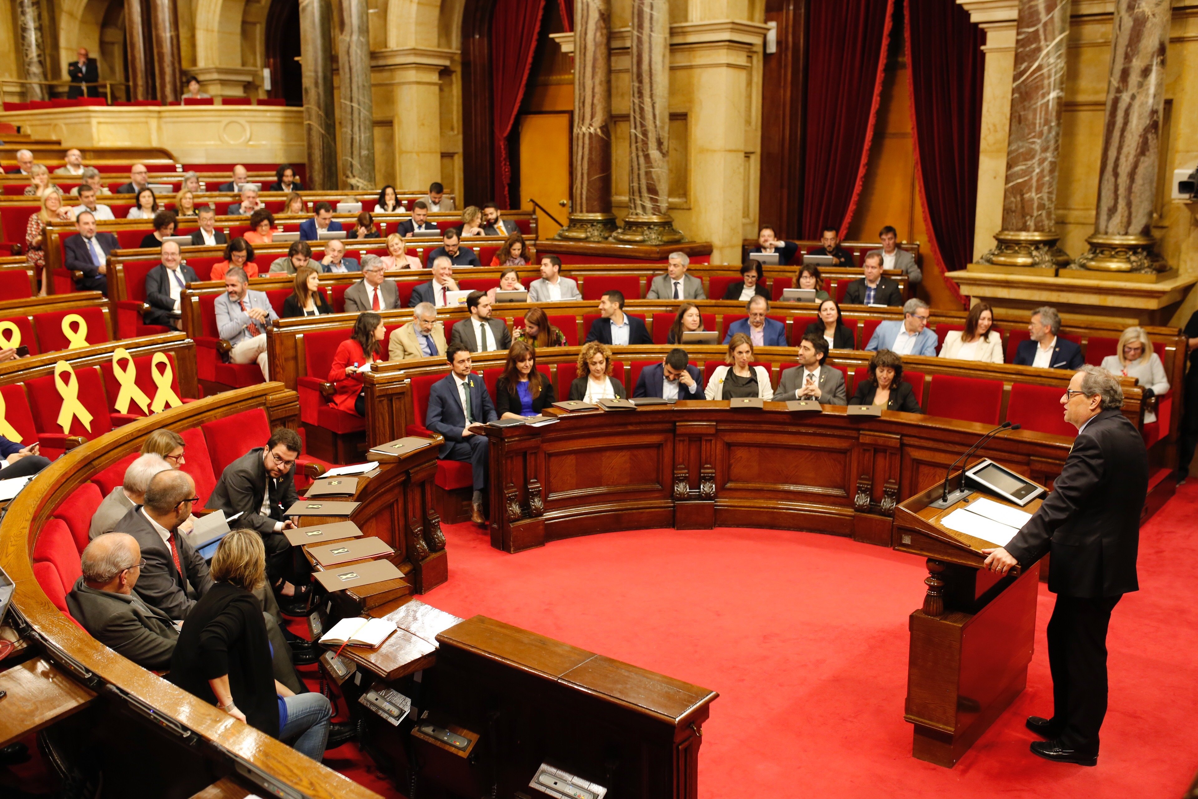 JxCat i ERC impulsen una comissió d'investigació del 155 al Parlament
