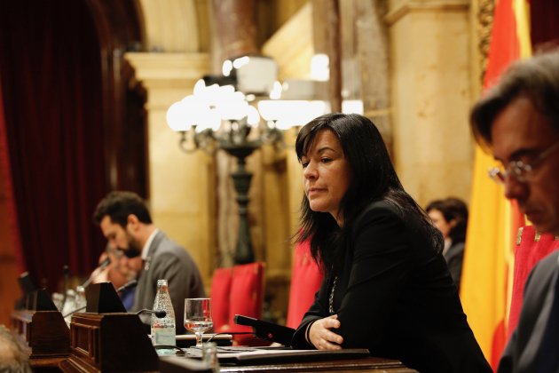 Adriana Delgado ple parlament Sergi Alcàzar