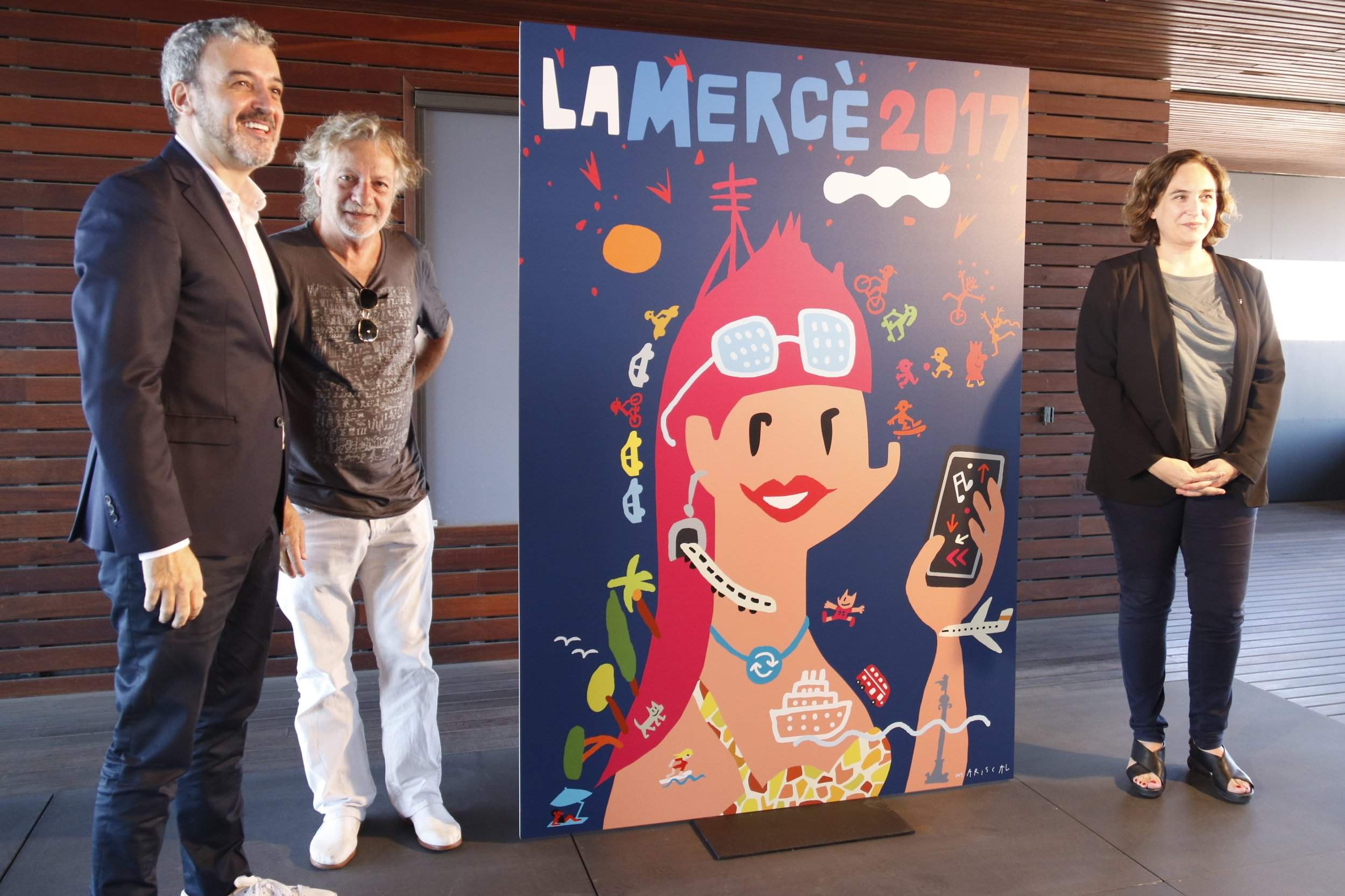 Javier Mariscal ilustra el cartel de la Mercè 2017