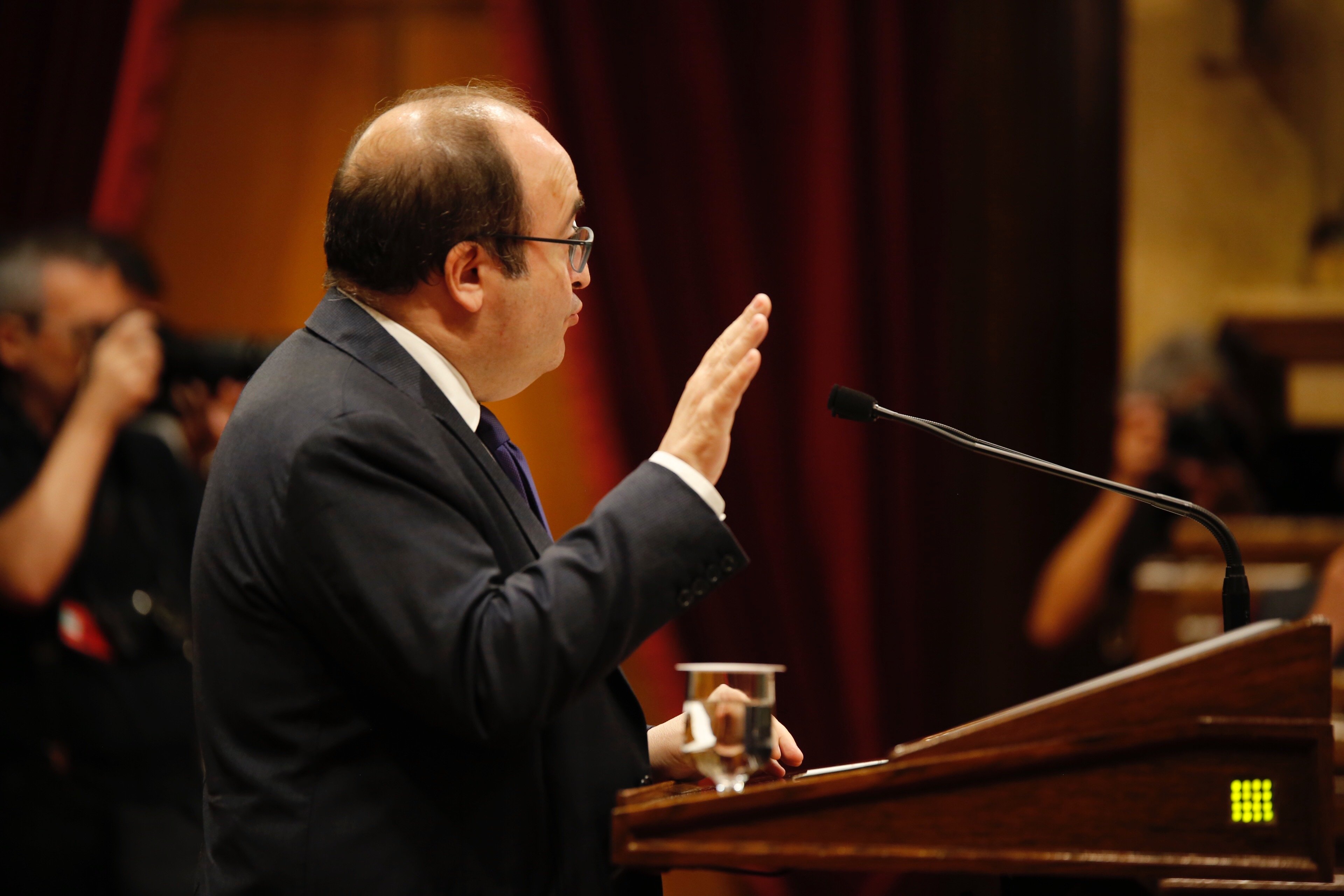 Iceta demana a Torra "respecte a la legalitat" per iniciar un diàleg amb Sánchez