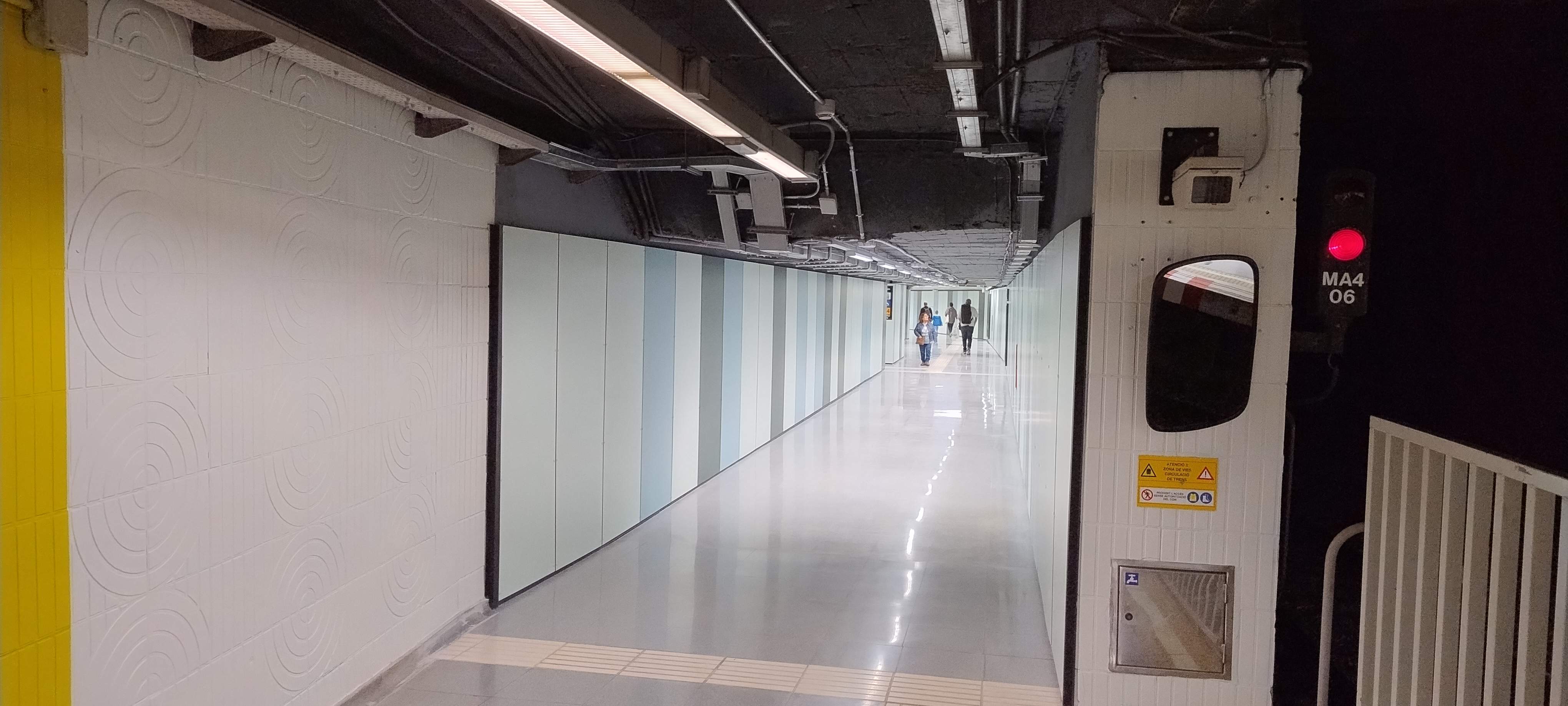 Reobre l’enllaç entre les L4 i L5 de Metro de Maragall després de 15 mesos d’obres