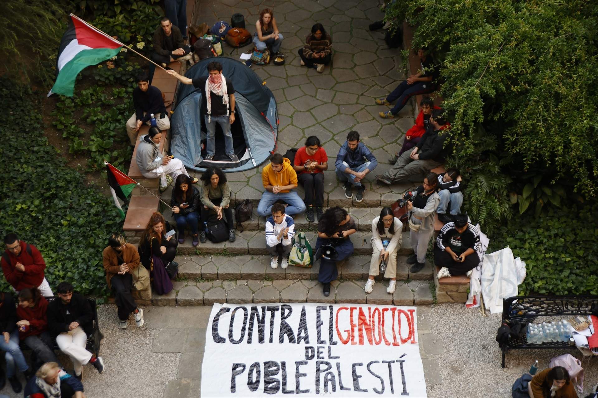 Acampada Universitat Barcelona Palestina / Europa Press