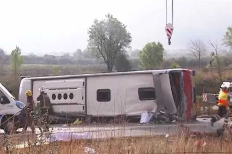 Els Mossos investiguen una negligència com a causa de l'accident de l'autocar