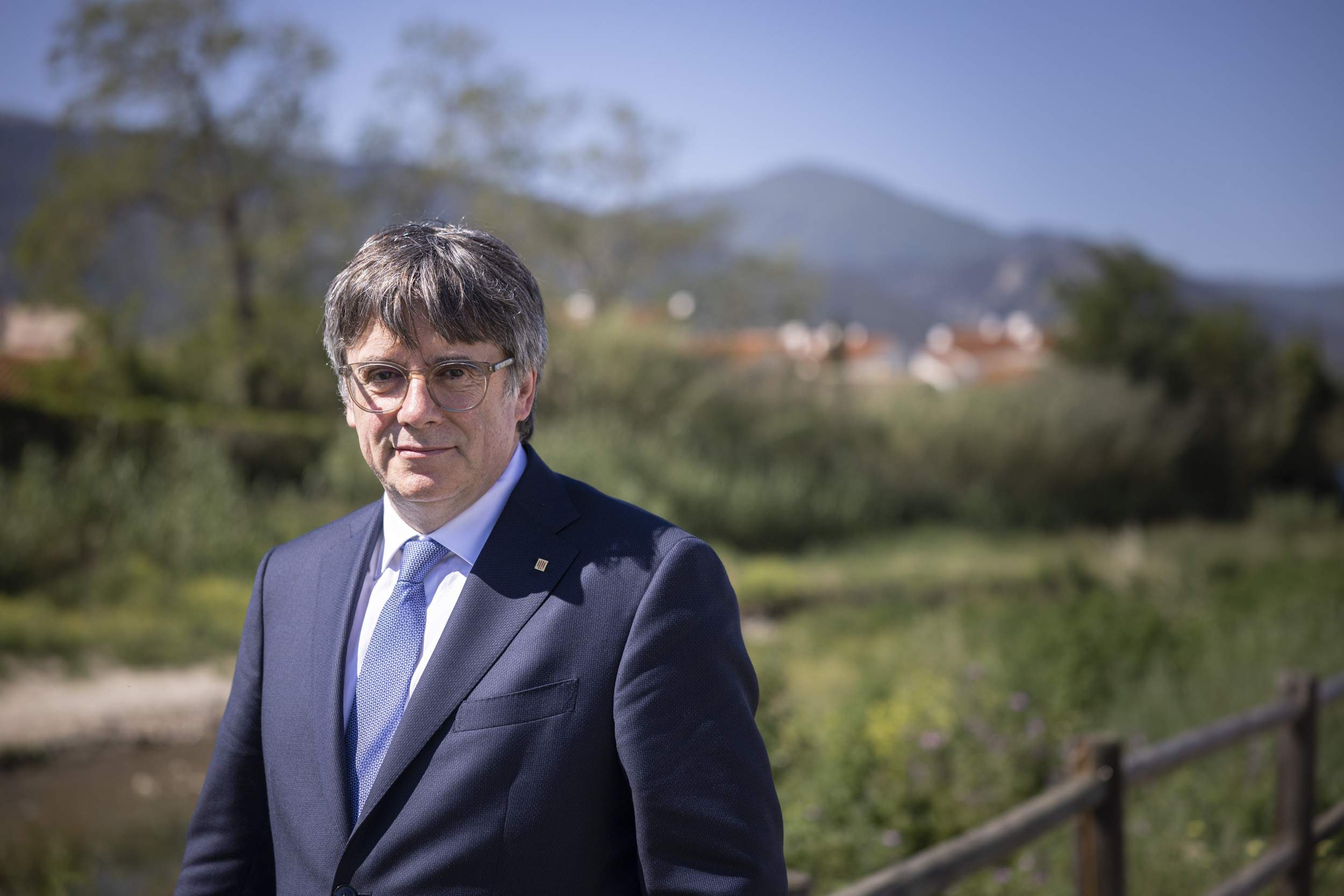 Entrevista Carles Puigdemont a Argelers - Foto: Montse Giralt