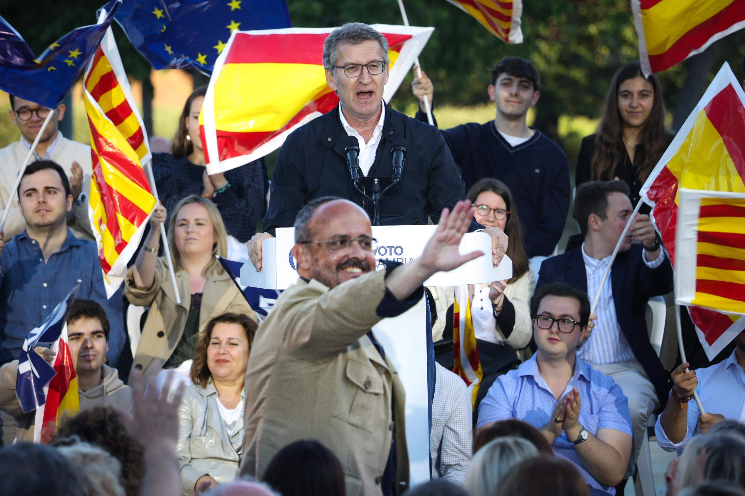 Acte final campanya PP alberto nuñez feijoo Alejandro Fernandez 2024 / Miquel Muñoz