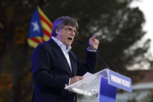 Acte final campanya Junts Elna, Carles Puigdemont / Carlos Baglietto