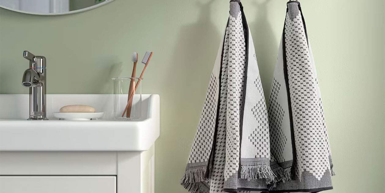 Ikea diseña una toalla de baño de estilo bohemio