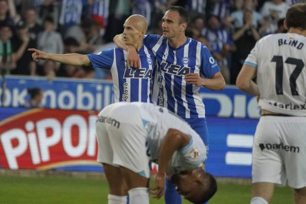 Gol Guridi Alavés Girona / Foto: EFE Gol Guridi Alavés Girona / Foto: EFE