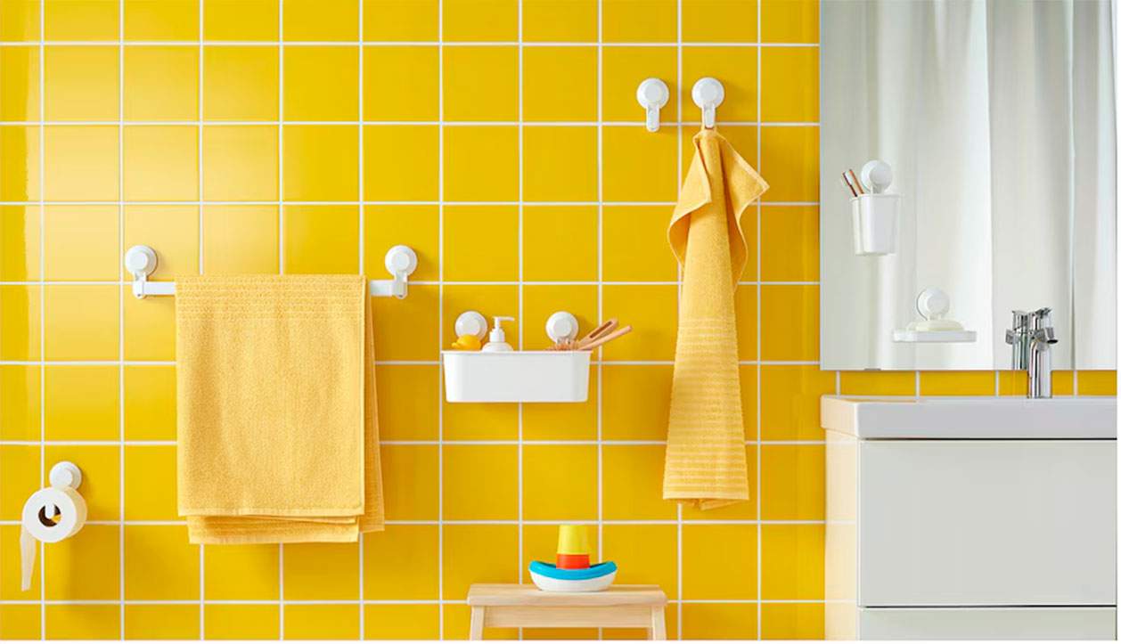 Ikea tiene un portarrollos para el baño que no necesita hacer agujeros