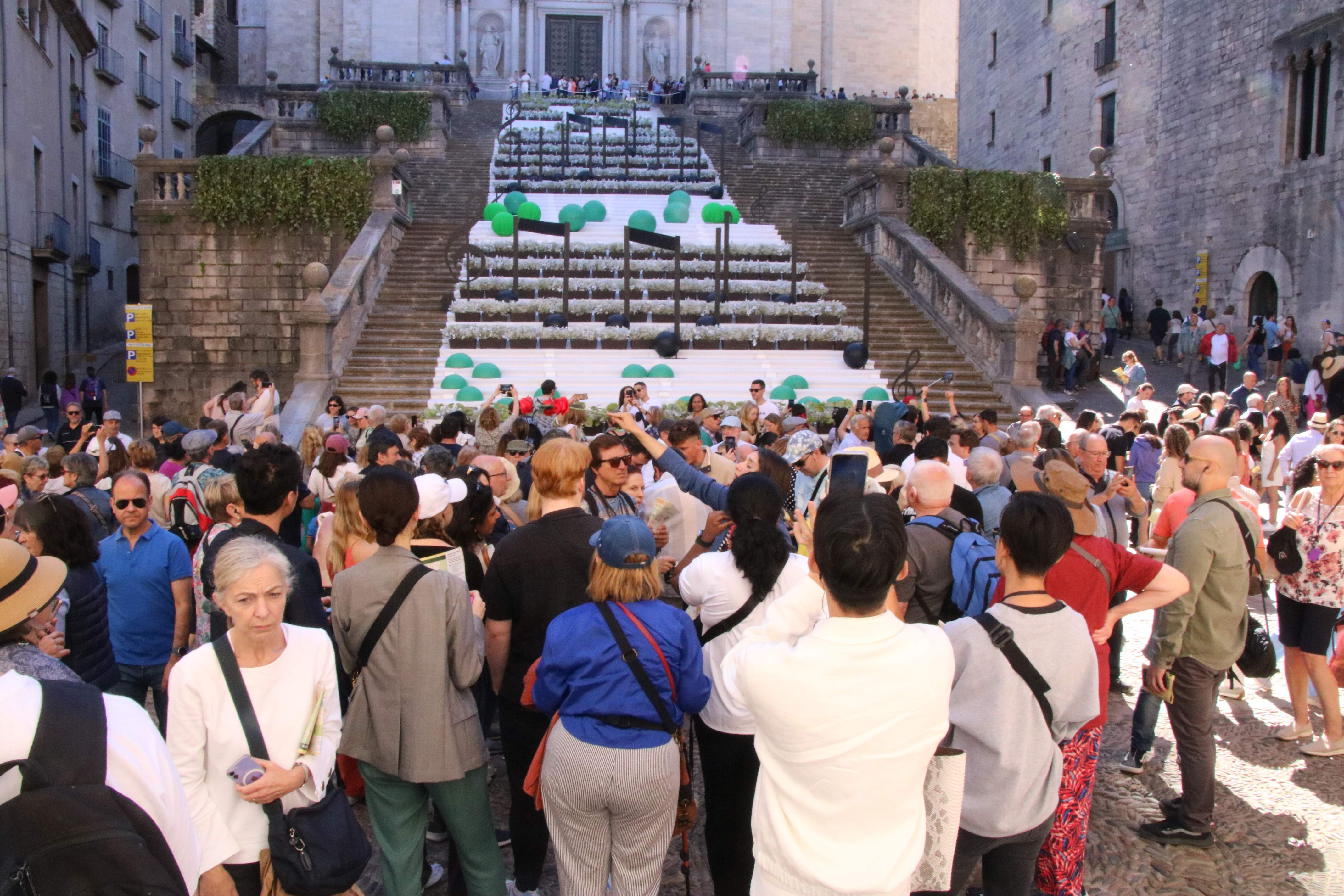 ‘Girona, Temps de Flors’ redueix al màxim el consum d’aigua en una edició marcada per la sequera