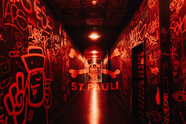 Tunel vestuario St Pauli / Foto: @fcstpauli Tunel vestuario St Pauli / Foto: @fcstpauli