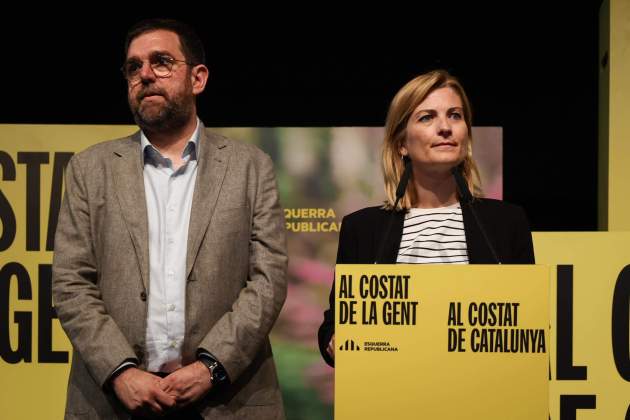 ERC nit electoral Raquel Sans / Miquel Muñoz ERC nit electoral Raquel Sans / Miquel Muñoz