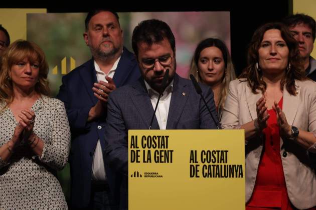Pere Aragones ERC nit electoral 12m / miquel muñoz Pere Aragones ERC nit electoral 12m / miquel muñoz