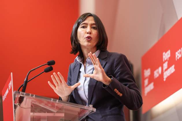 Nuria Parlon PSC Eleccions Catalunya 2024 Montse Giralt Nuria Parlon PSC Eleccions Catalunya 2024 Montse Giralt