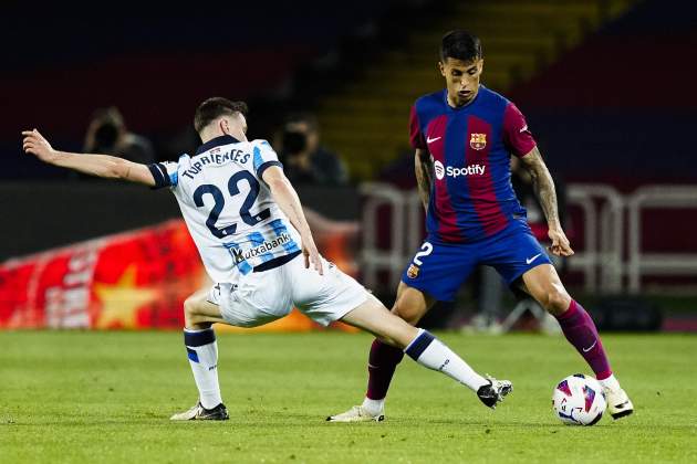 Barça Real Sociedad Cancelo EFE Barça Real Sociedad Cancelo EFE