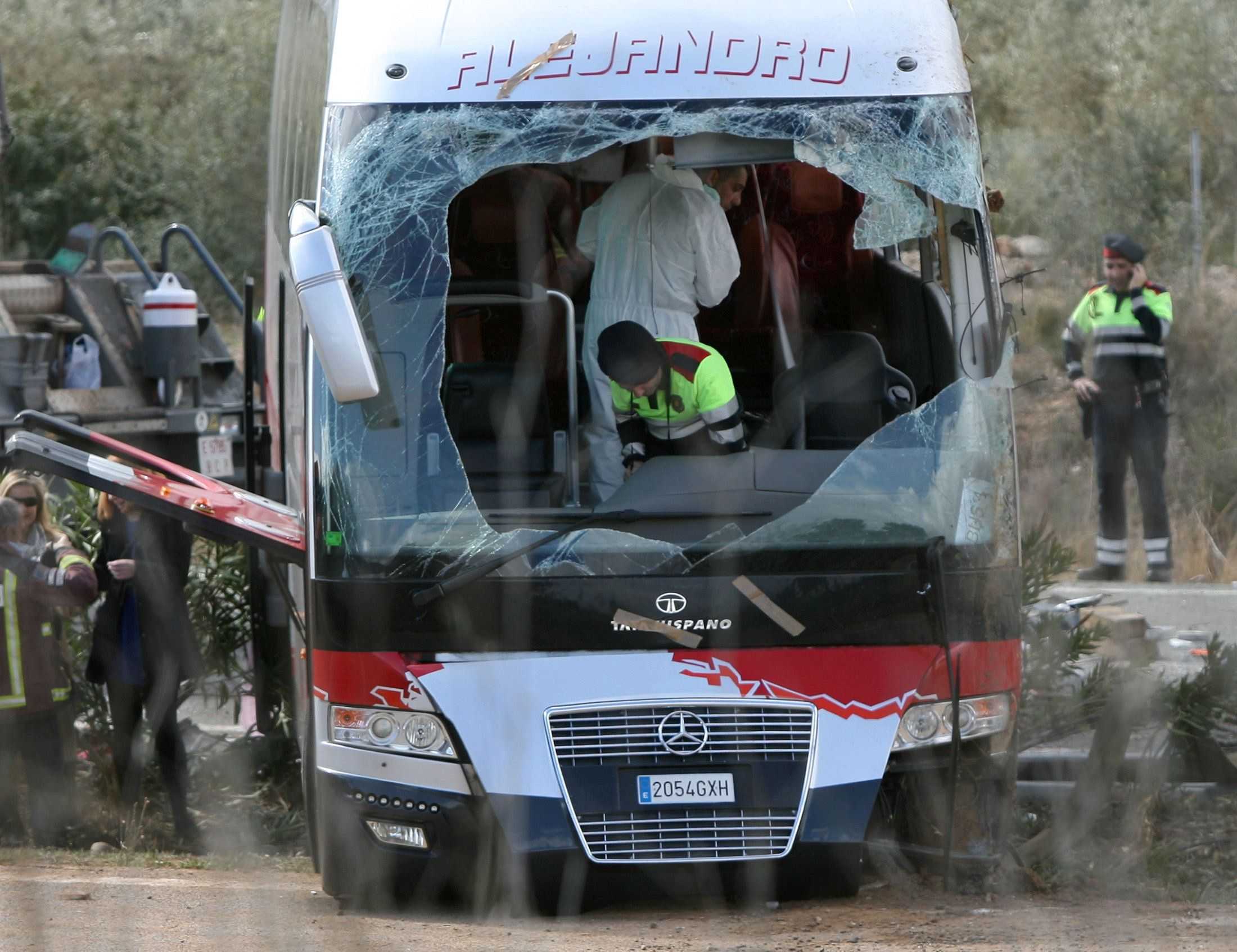 El conductor de Freginals niega que se durmiera al volante