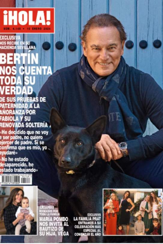 Bertín Osborne portada de la revista ¡Hola! Bertín Osborne portada de la revista ¡Hola!