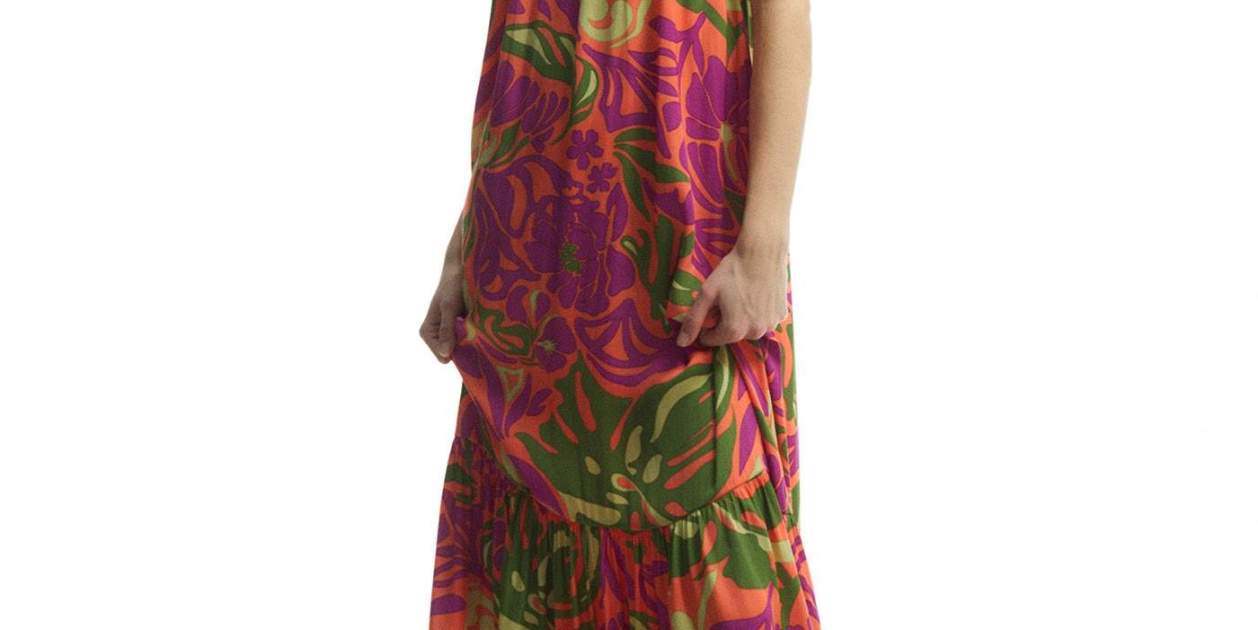 Vestido estampado y colorido Vestido estampado y colorido