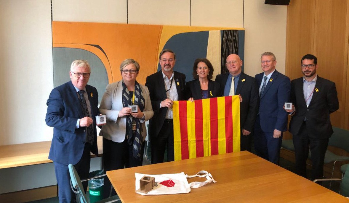 Paluzie denuncia al Parlament britànic la repressió contra l'independentisme