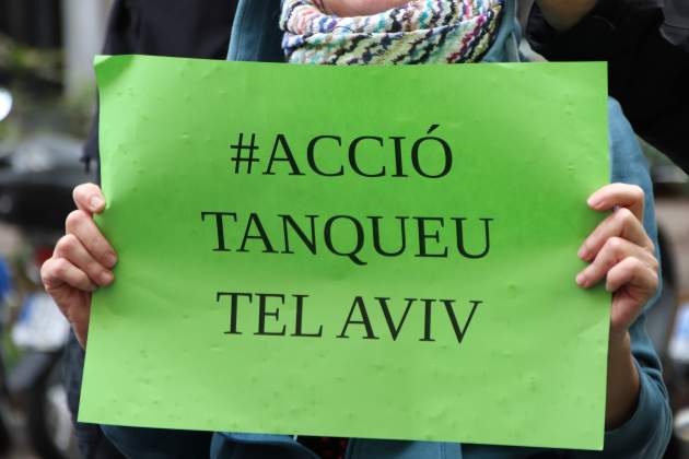 Estudiants protesta Israel foto acn Estudiants protesta Israel foto acn
