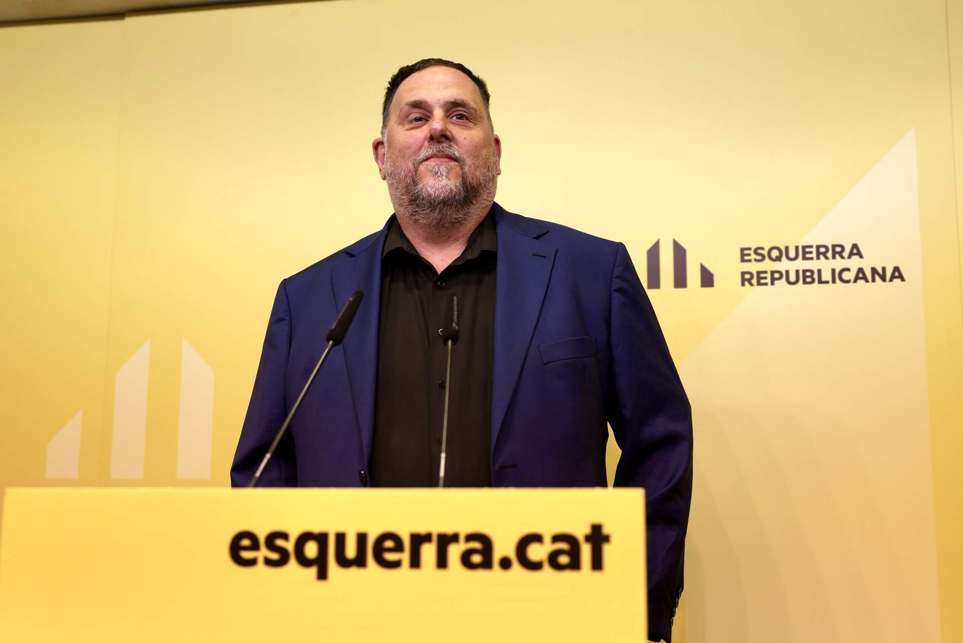 Oriol Junqueras (ERC)roda de prensa renuncia / Montse Giralt Oriol Junqueras (ERC)roda de prensa renuncia / Montse Giralt