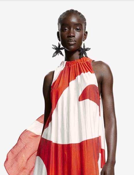 Este maxivestido largo con volumen de H&M es la estrella del verano