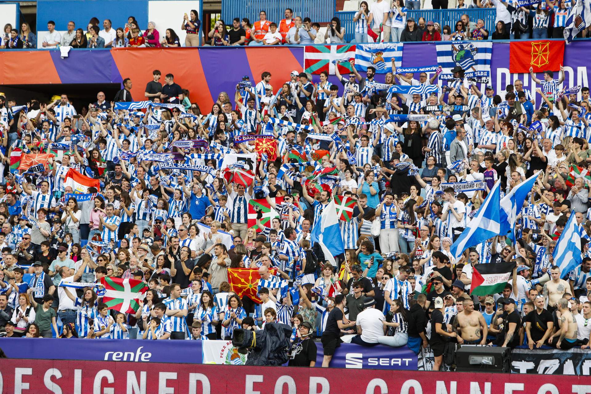 Monumental xiulada a l'himne d'Espanya a la final de la Copa de la Reina