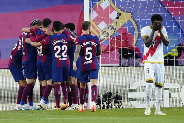 Gol Barça Rayo Vallecano EFE Gol Barça Rayo Vallecano EFE