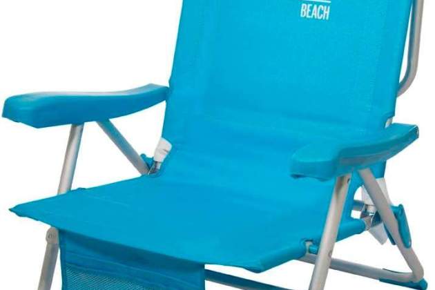 Silla plegable de playa tipo mochila AKTIVE1 Silla plegable de playa tipo mochila AKTIVE1