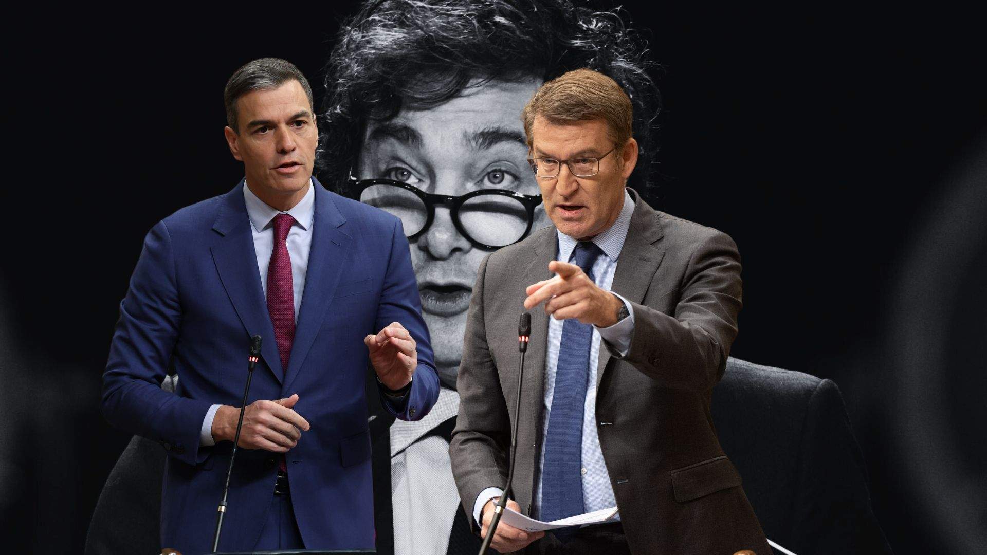Milei revoluciona la precampaña europea y enciende el duelo Sánchez-Feijóo