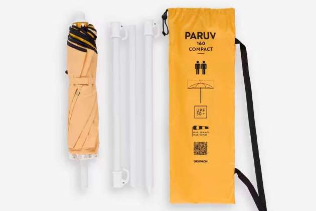 Para-sol platja plegable compacte Para-sol platja plegable compacte