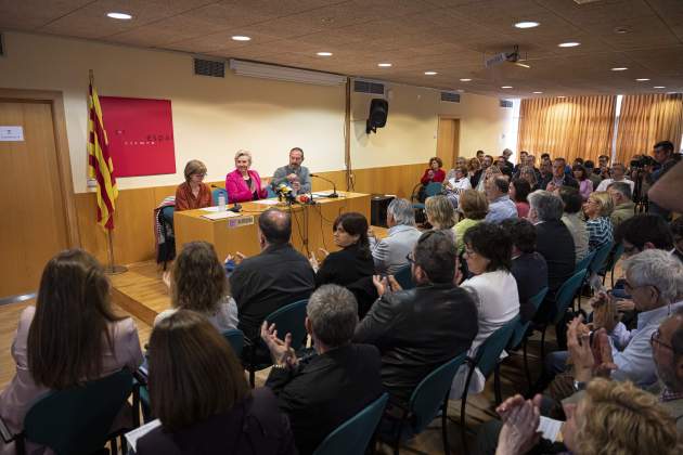 Acte de suport a Marta Molina. /Foyto: Pau de la Calle Acte de suport a Marta Molina. /Foyto: Pau de la Calle