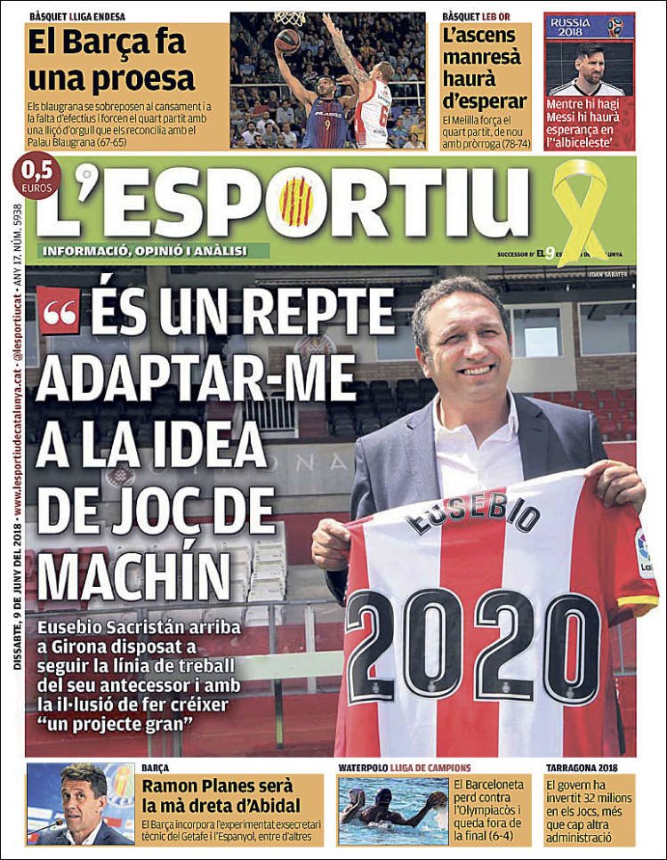 El Deportivo Portada 09 06 2018