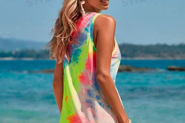 Vestido de verano corto tipo tanque Vestido de verano corto tipo tanque