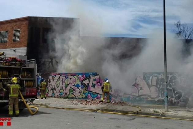 Incendi nau Hospitalet ACN