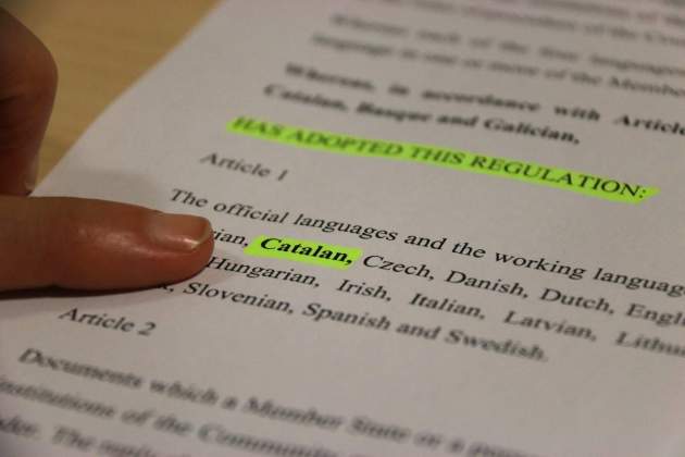 llengua catalana a la UE / ACN llengua catalana a la UE / ACN