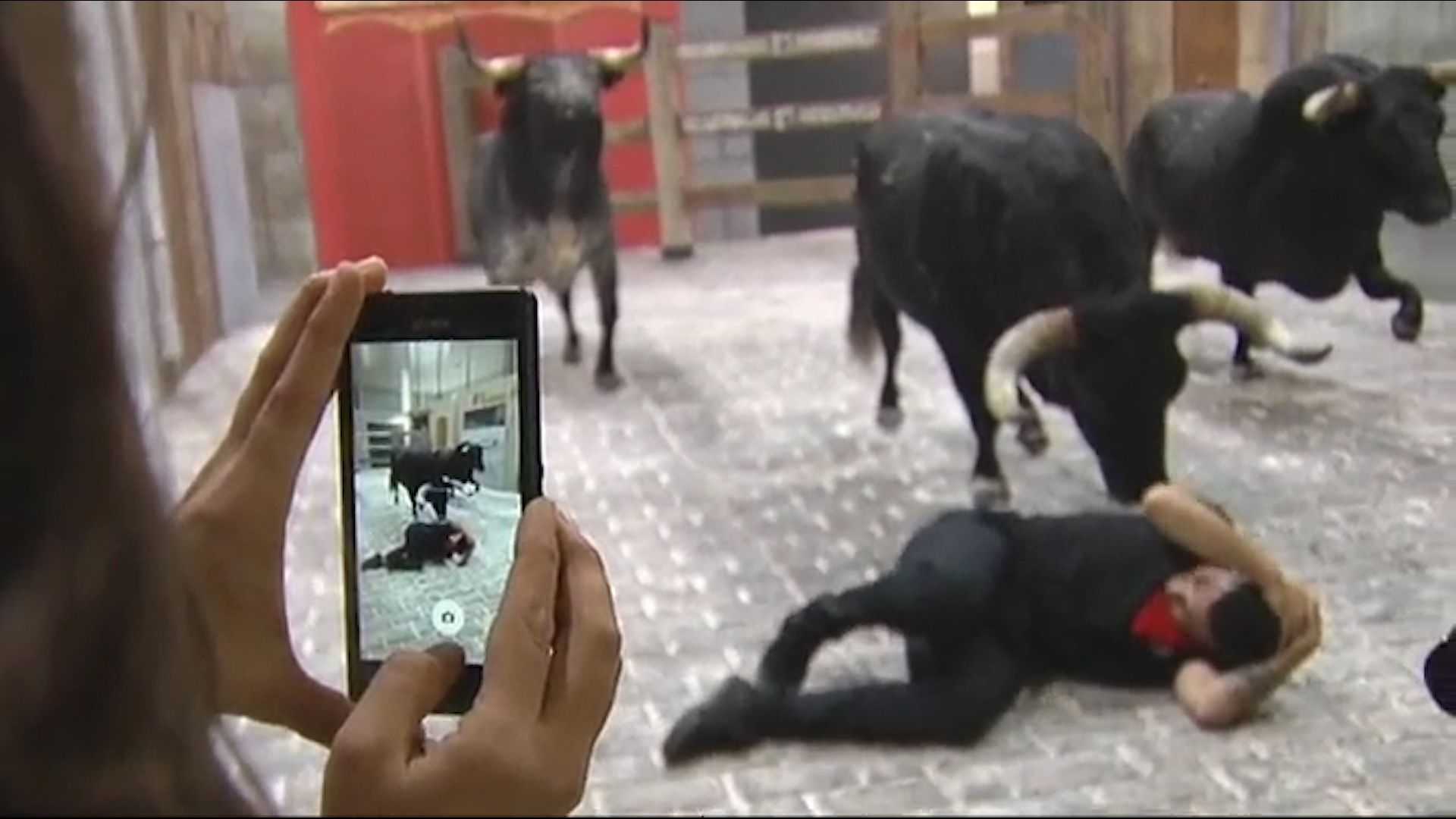 Vídeo: Correr en unos Sanfermines virtuales