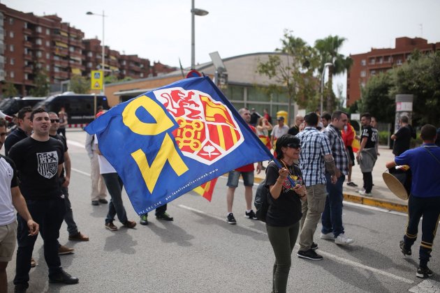manifestació ultra TV3 Democracia Nacional   carles Palacio