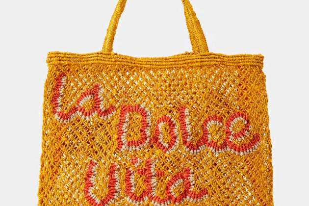 Bolso pequeño modelo LA DOLCE VITA WORD BAG en natural de The Jacksons1 Bolso pequeño modelo LA DOLCE VITA WORD BAG en natural de The Jacksons1